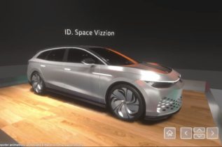 Volkswagen ID. Space Vizzion w Virtual Reality