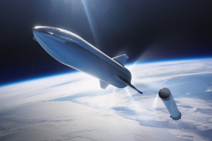 SpaceX zbuduje pływające porty kosmiczne. Polecimy z nich na Księżyc i Marsa