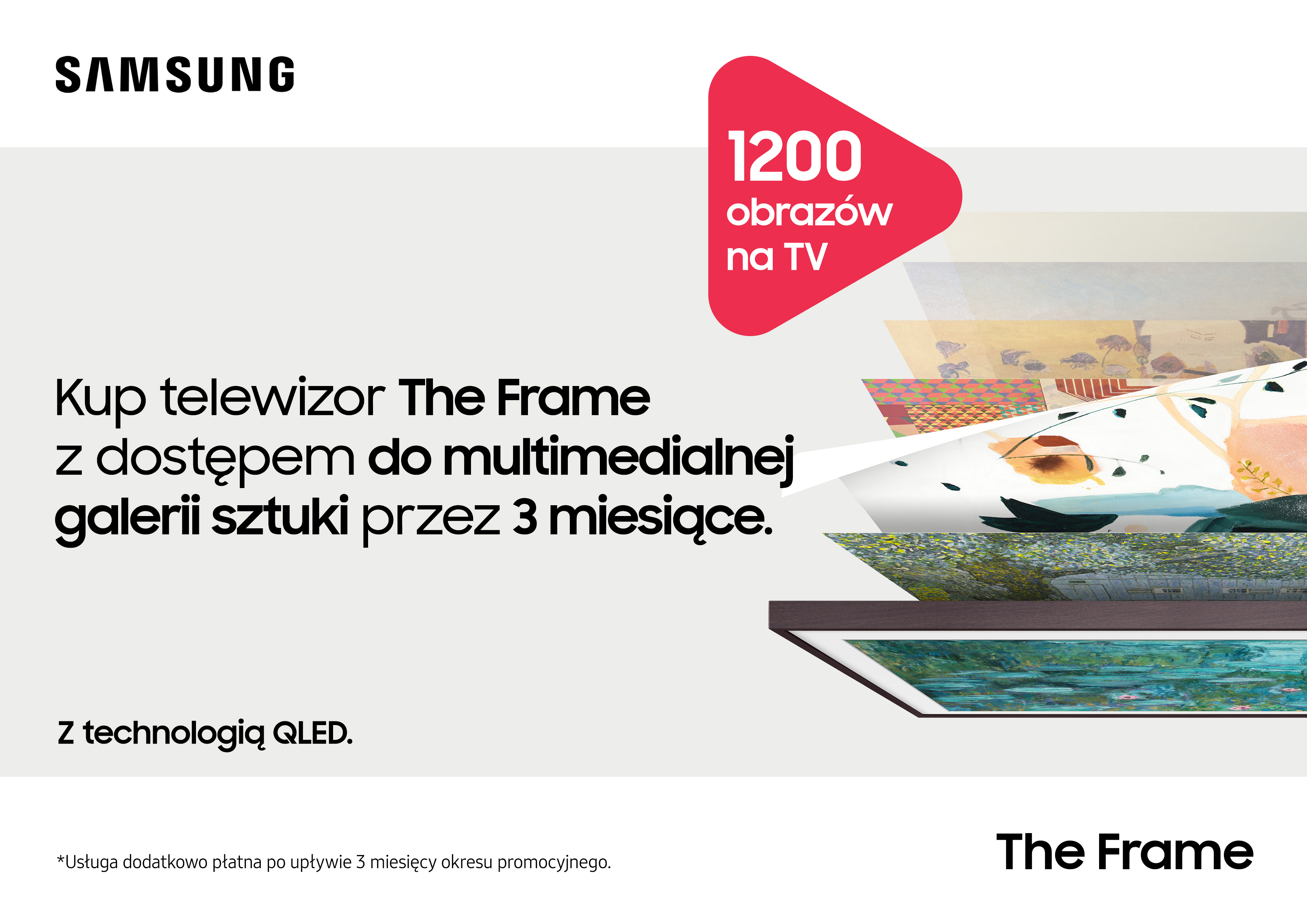 Kup telewizor Samsung The Frame, dzieła sztuki dostaniesz gratis!