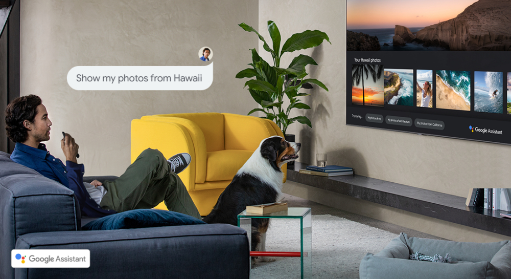 Asystent Google trafia na telewizory Samsung Smart TV z roku modelowego 2020 (fot. Samsung)