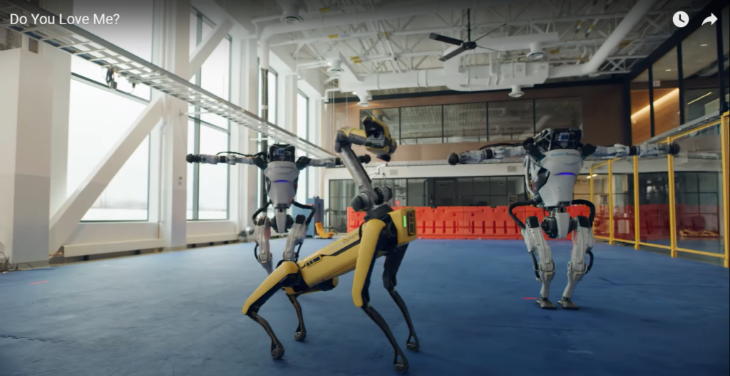 Roboty Boston Dynamics tańcząc żegnają 2020 rok