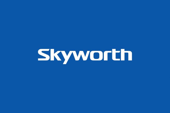 Obrazek przedstawia logo firmy Skyworth.