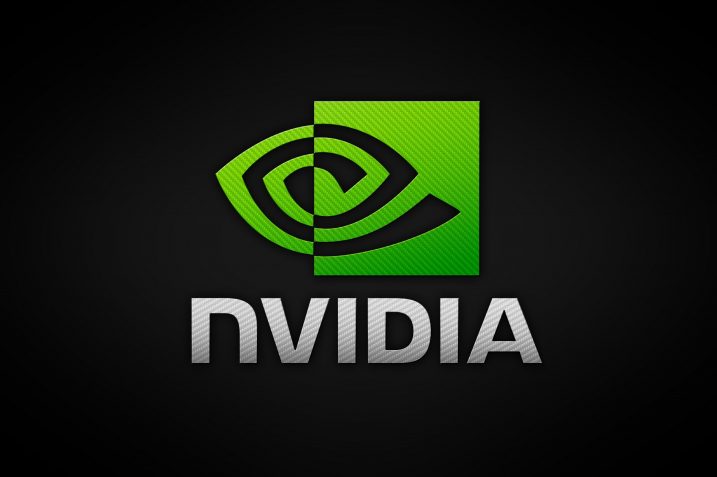 Obrazek przedstawia logo firmy NVIDIA.