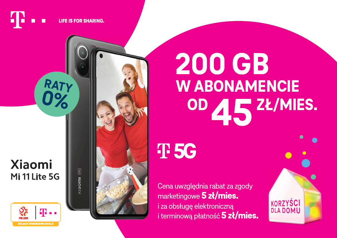 Wielka paczka 5G w dobrej cenie - nowa oferta abonamentu od T-Mobile
