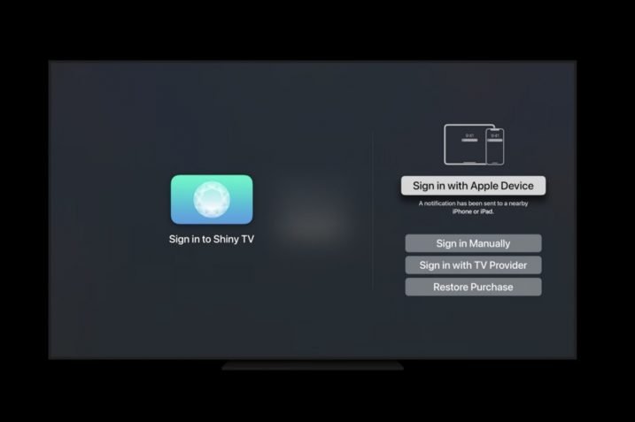 tvOS 15 znacząco ułatwi logowanie się do aplikacji. Wykorzystany zostanie iPhone