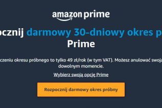Amazon zaszalał! Amazon Prime w Polsce za bezcen