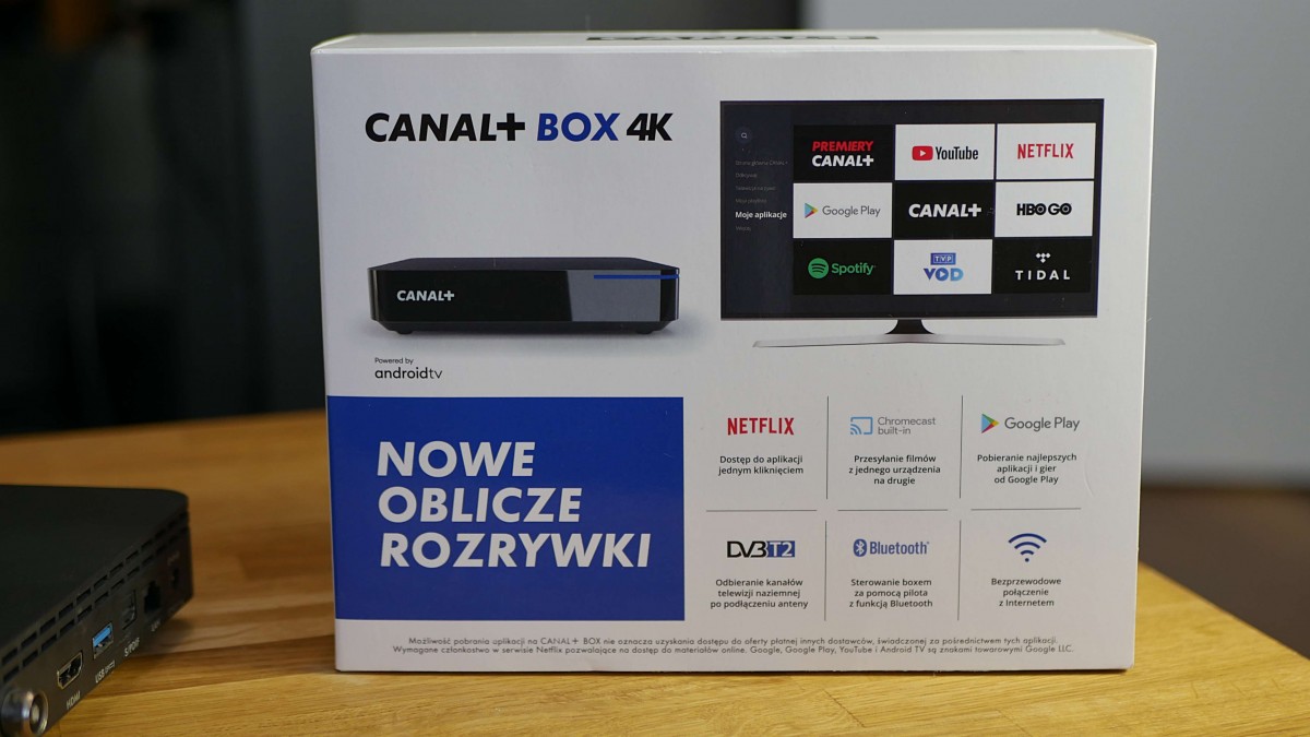 Dekoder CANAL+ BOX 4K / fot. Kacper Żarski (oiot.pl)