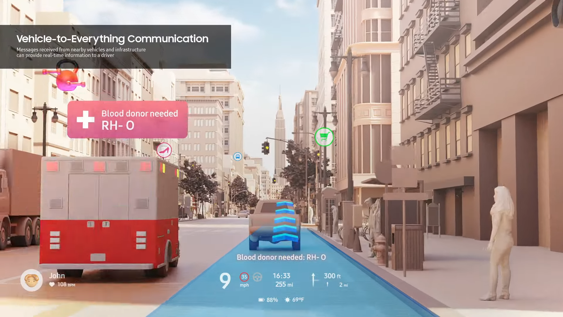 Samochodowa rozszerzona rzeczywistość – przyszłość według Samsunga