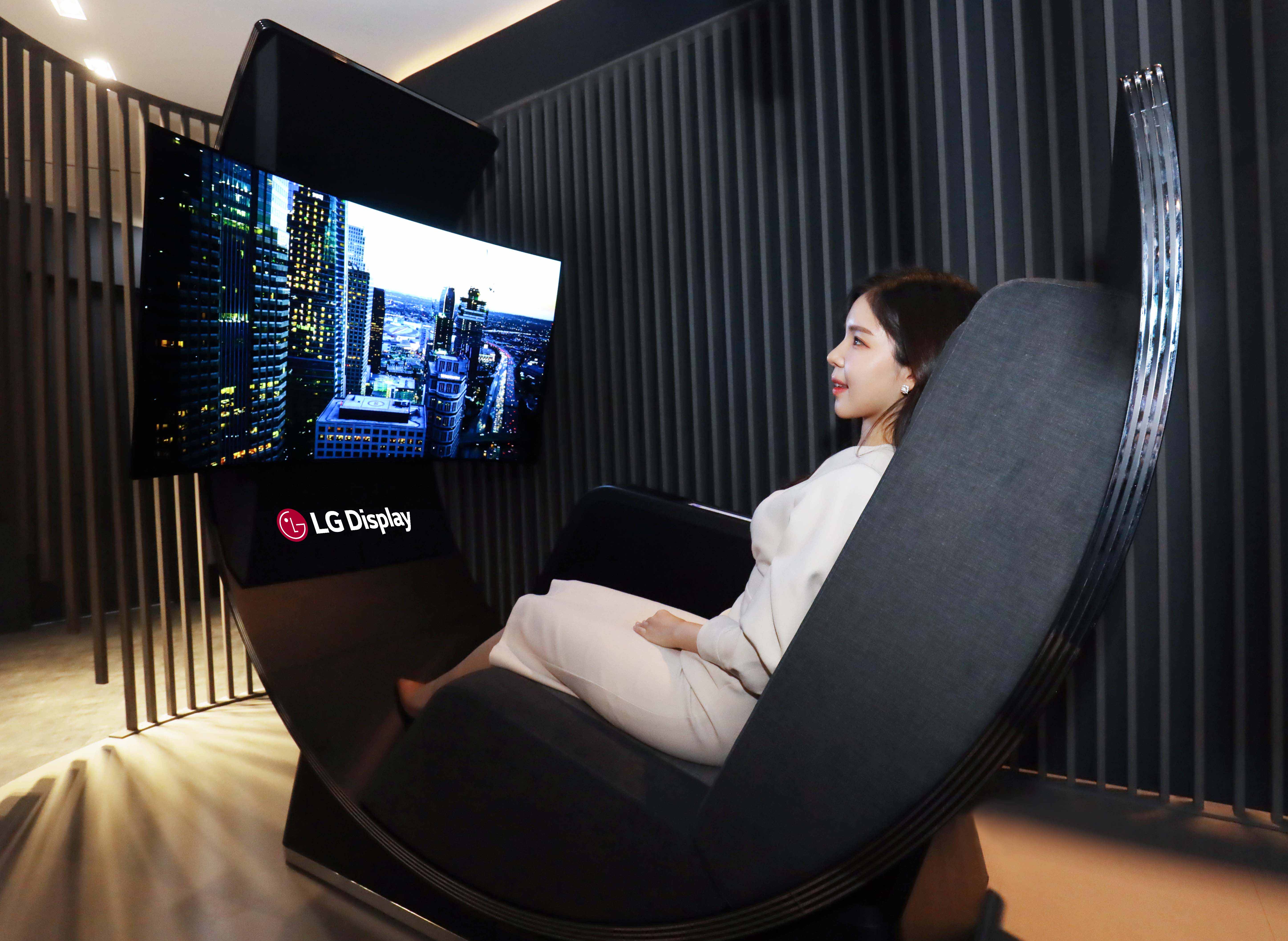 LG Display Media Chair