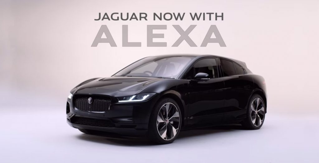 Alexa w Jaguarze (Źrodło:jaguarlandrover)
