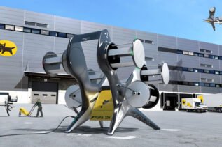 Przyszłość transportu paczek to drony? Miejskie eVTOL mogą zastąpić kurierów