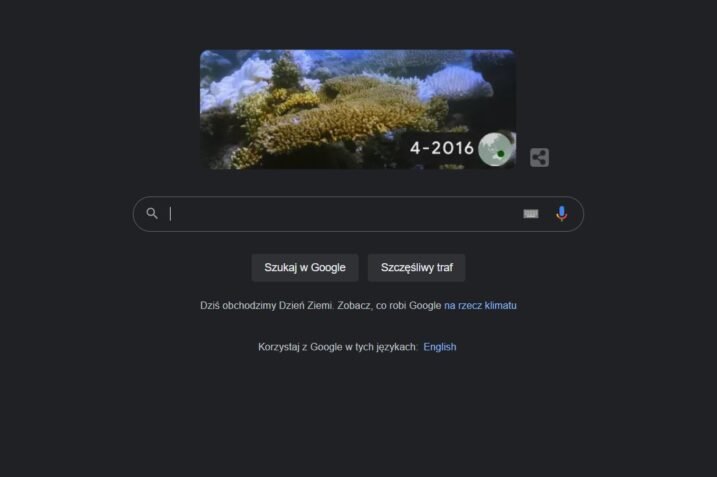 Dzień Ziemi Google Doodle