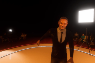 Will Smith VR policzek