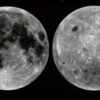 Księżyc zdjęcie obie strony
