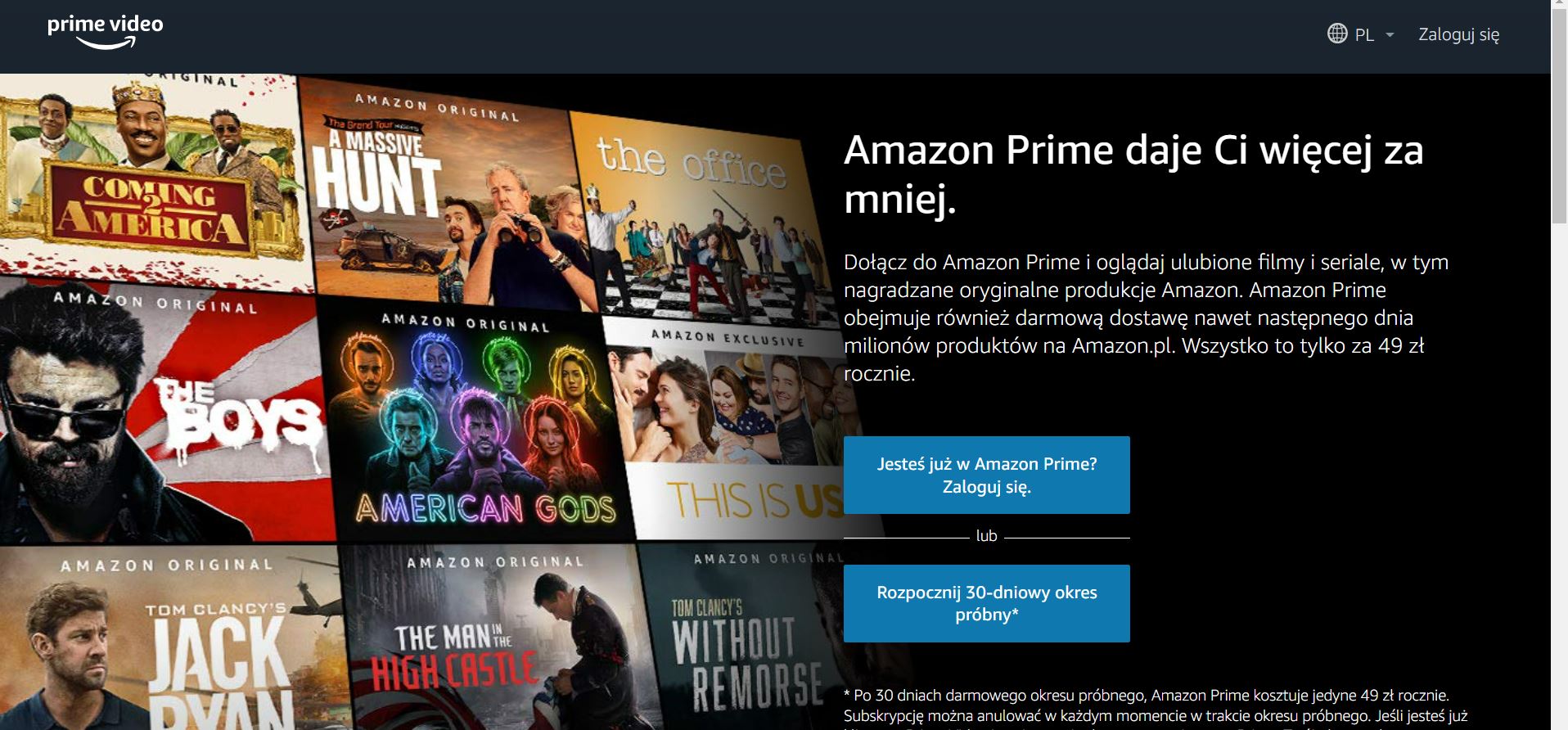 Amazon Prime Video wreszcie z odświeżonym interfejsem
