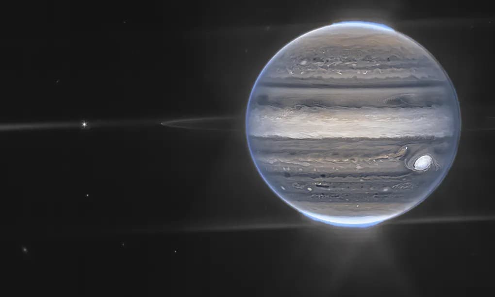 Jowisz, Źródło:NASA, ESA, CSA, Jupiter ERS Team)