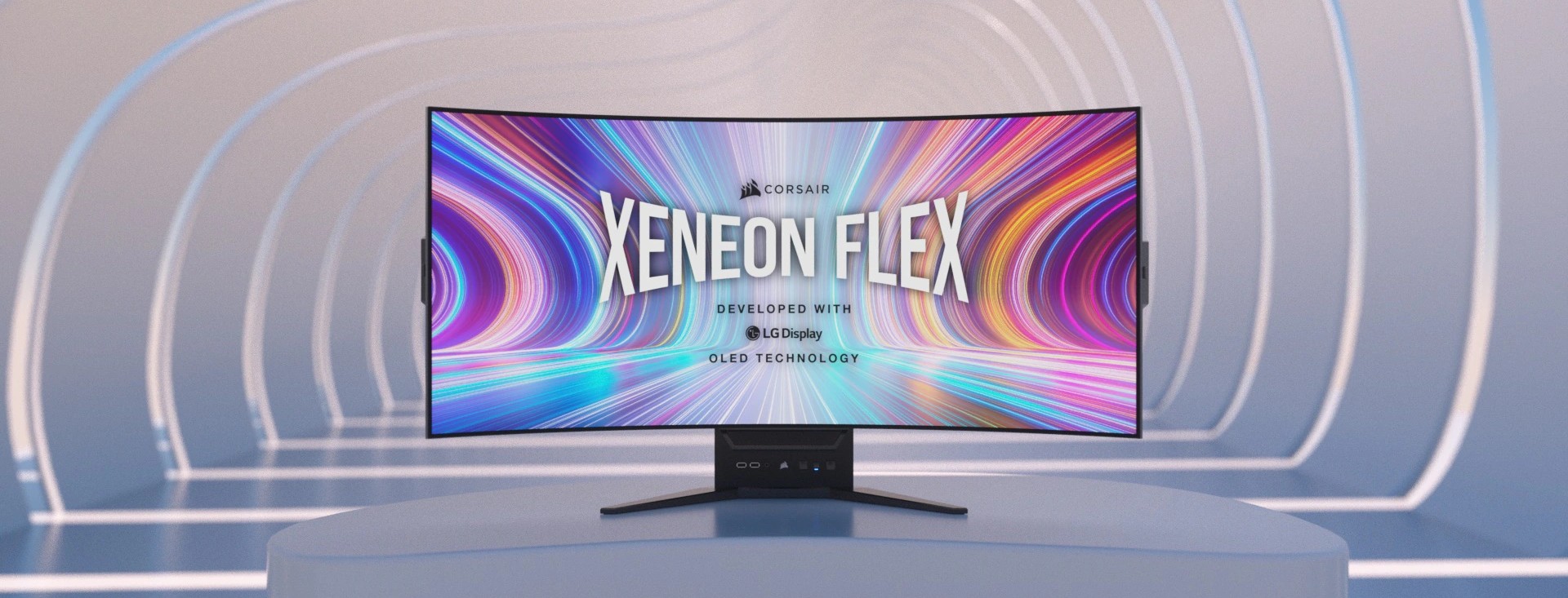 Corsair Xeneon Flex – monitor, który możesz wyginać. Serio!