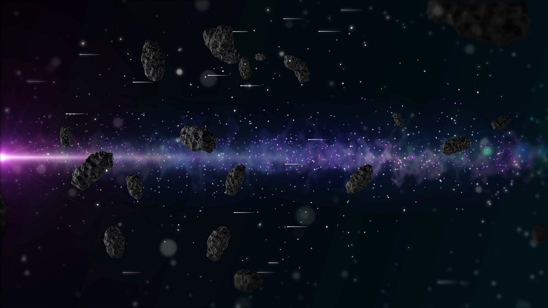 Przestrzeń meteoroid meteoryt asteroida janusz