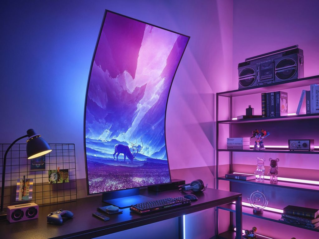 Samsung Odyssey Ark - monitor dla graczy... z trybem kokpitu
