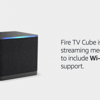 Blok reklamujący Fire TV Cube wsparciem dla WiFi 6E