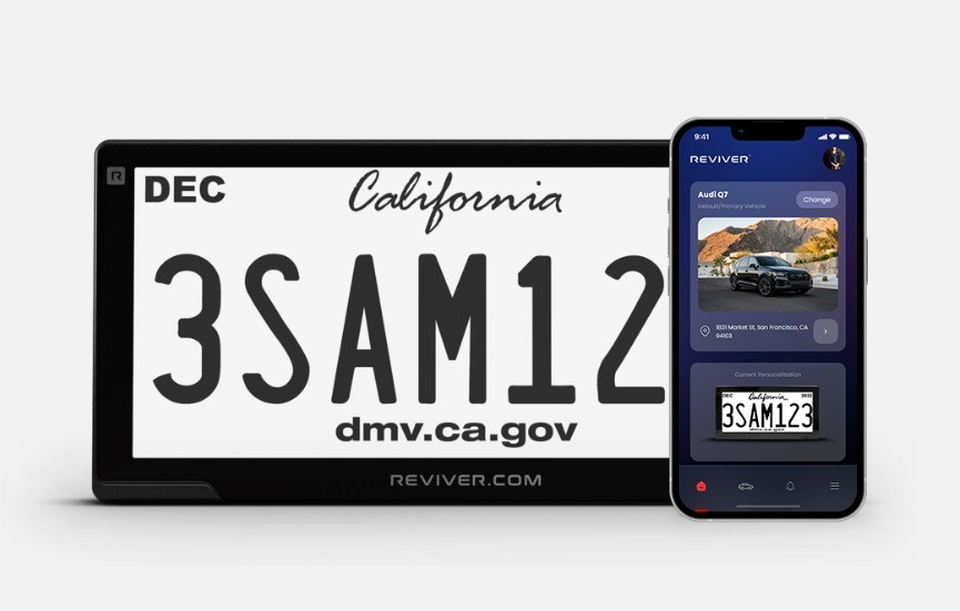 Kalifornia legalizuje cyfrowe tablice rejestracyjne. Są dostępne dla wszystkich