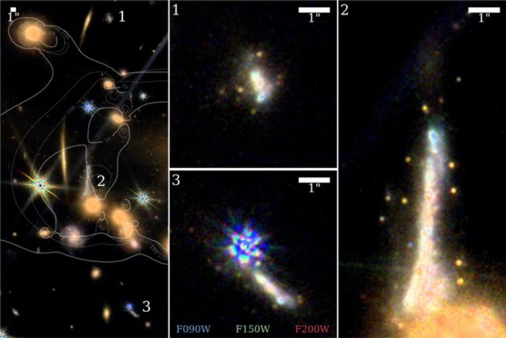Galaktyka Sparkler Kosmiczny Teleskop Jamesa Webba