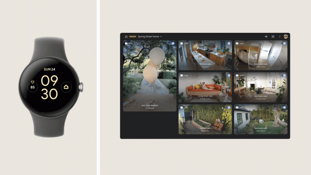 Aplikacja Google Home dostępna na smartwatche Samsunga
