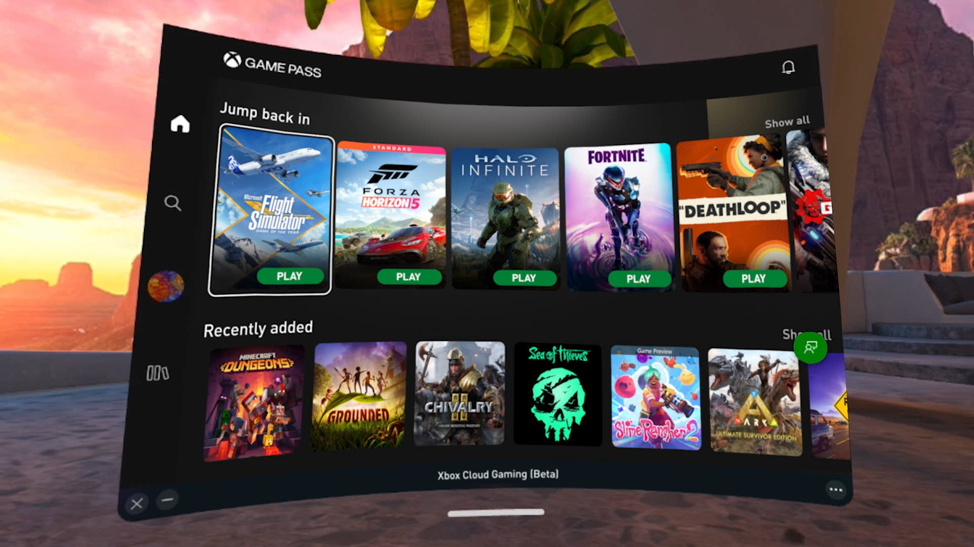 Chmura w goglach VR! Xbox Cloud Gaming trafi na Meta Quest 2