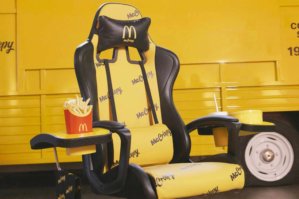 Krzesło gamingowe McDonald's podgrzeje burgera i potrzyma frytki