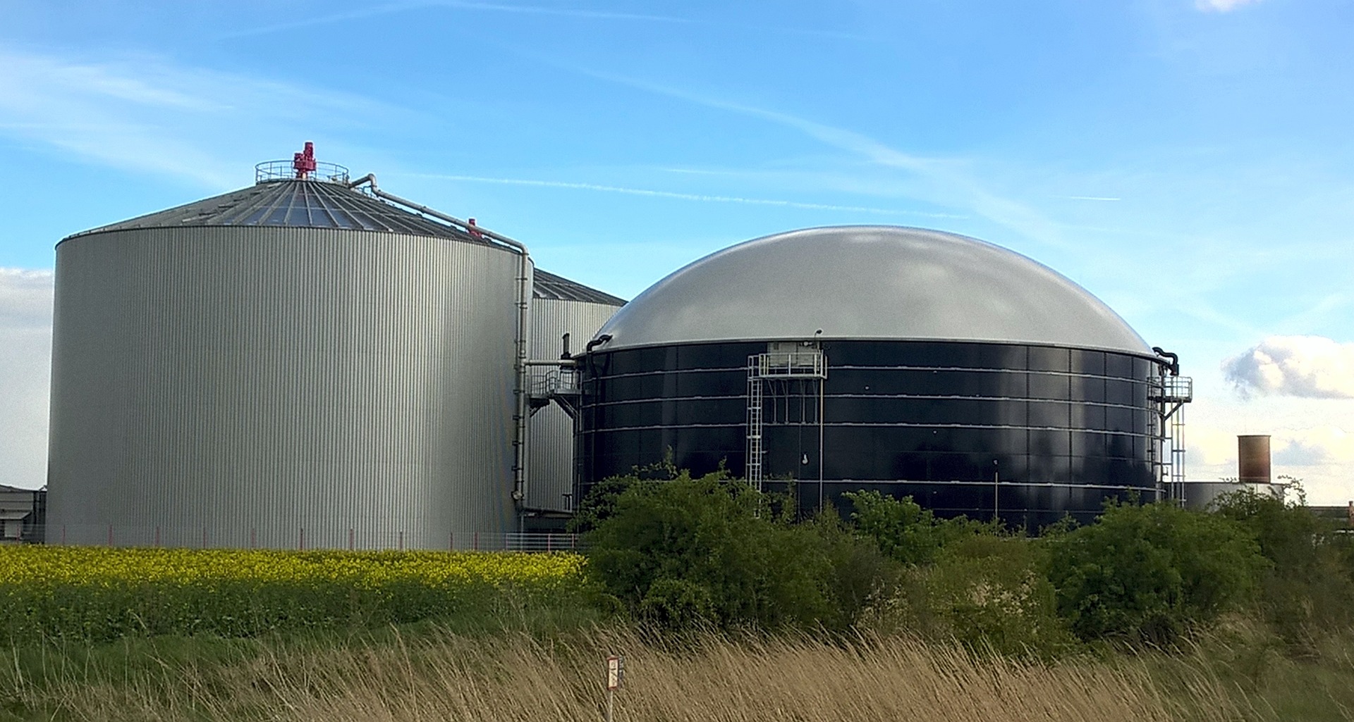 Biogazownia, źródło: Pixabay