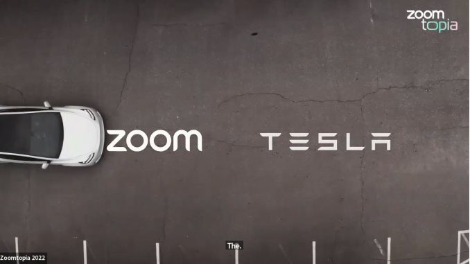 Współpraca Zoom i Tesla