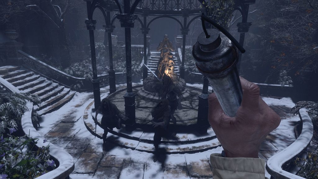 Zrzut ekranu z gry Resident Evil Village VR Mode