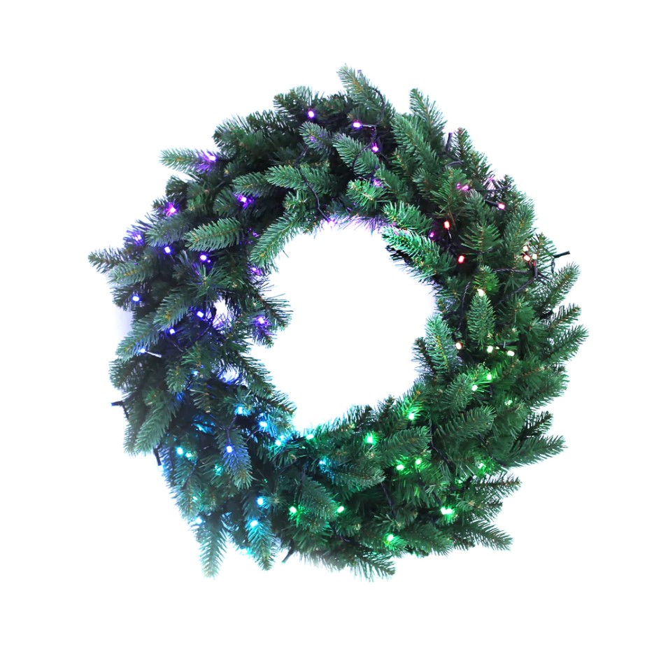 Pre-Lit Wreath, źródło: Twinkly
