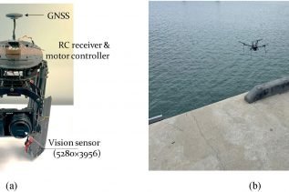 Dron monitorujący (Źródło: sciencedirect)