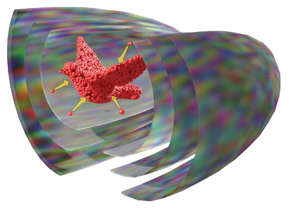 Fale ultradźwiękowe wykorzystywane do tworzenia obiektów w 3D (źródło: IDW Kai Melde, MPI ds. badań medycznych)