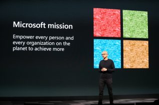 Dyrektor generalny Satya Nadella (źródło: Microsoft)
