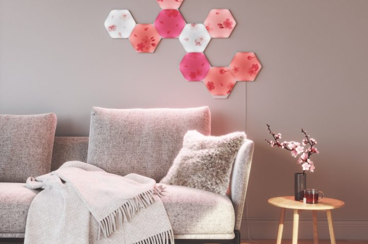Nanoleaf Cherry Blossom Hexagons (źródło: Apple)