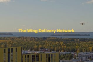 Dronowa sieć transportowa Wing (Źódło: wing)