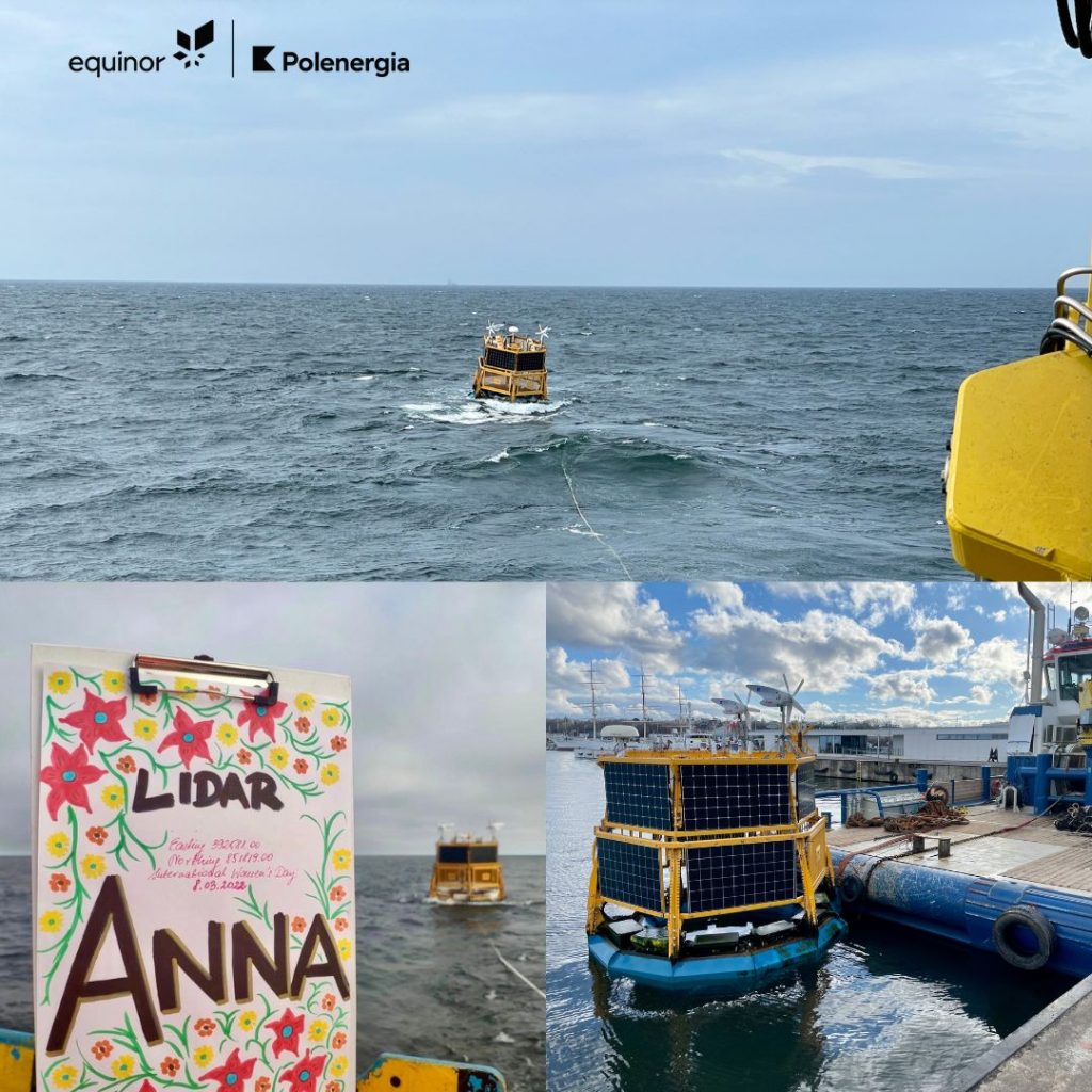 Boja "Anna" zmierzyła wietrzność i natężenie fal morskich dla projektu Bałtyk I (źródło: Polenergia)