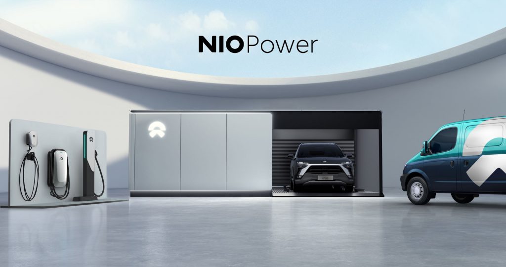 Stacja wymiany akumulatorów NIOPower (źródło: NIO)
