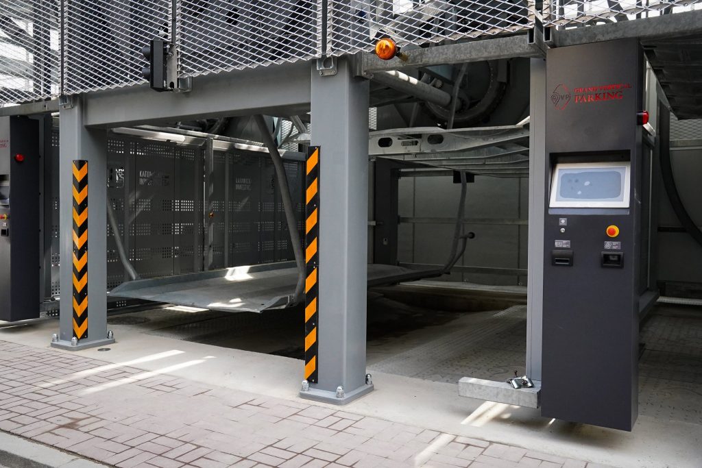 Nowy automatyczny parking w Katowicach (Źródło: Katowickie Inwestycje)