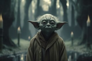 Yoda wytworzony przez AI (źródło: Curious Refuge/Twitter)