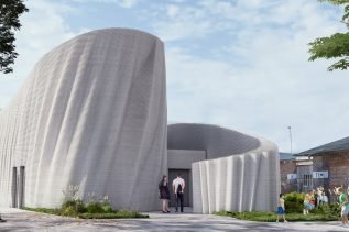 Największy budynek w Europie drukowany w technologii 3D (źródło: Krauss Grupe)
