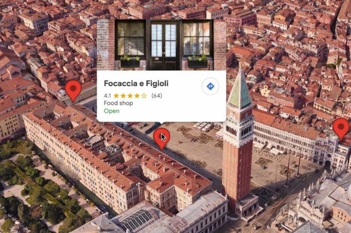 Widok z lotu ptaka w Mapach Google (źródło: Google) Funkcja Immersive View