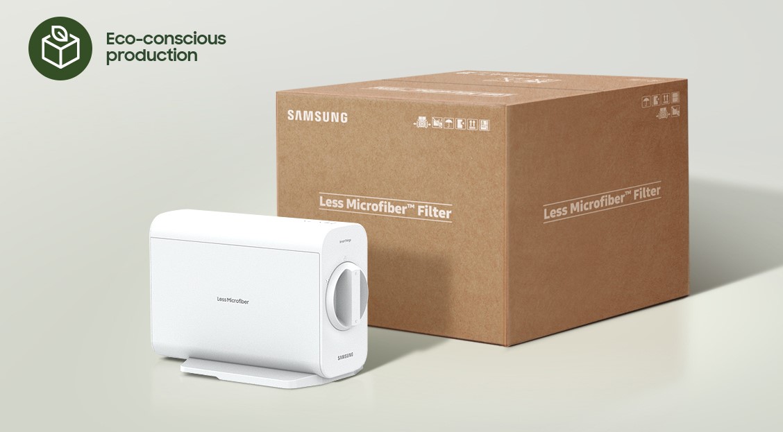 Filtr Less Microfiber do redukcji mikroplastiku (źródło: Samsung)