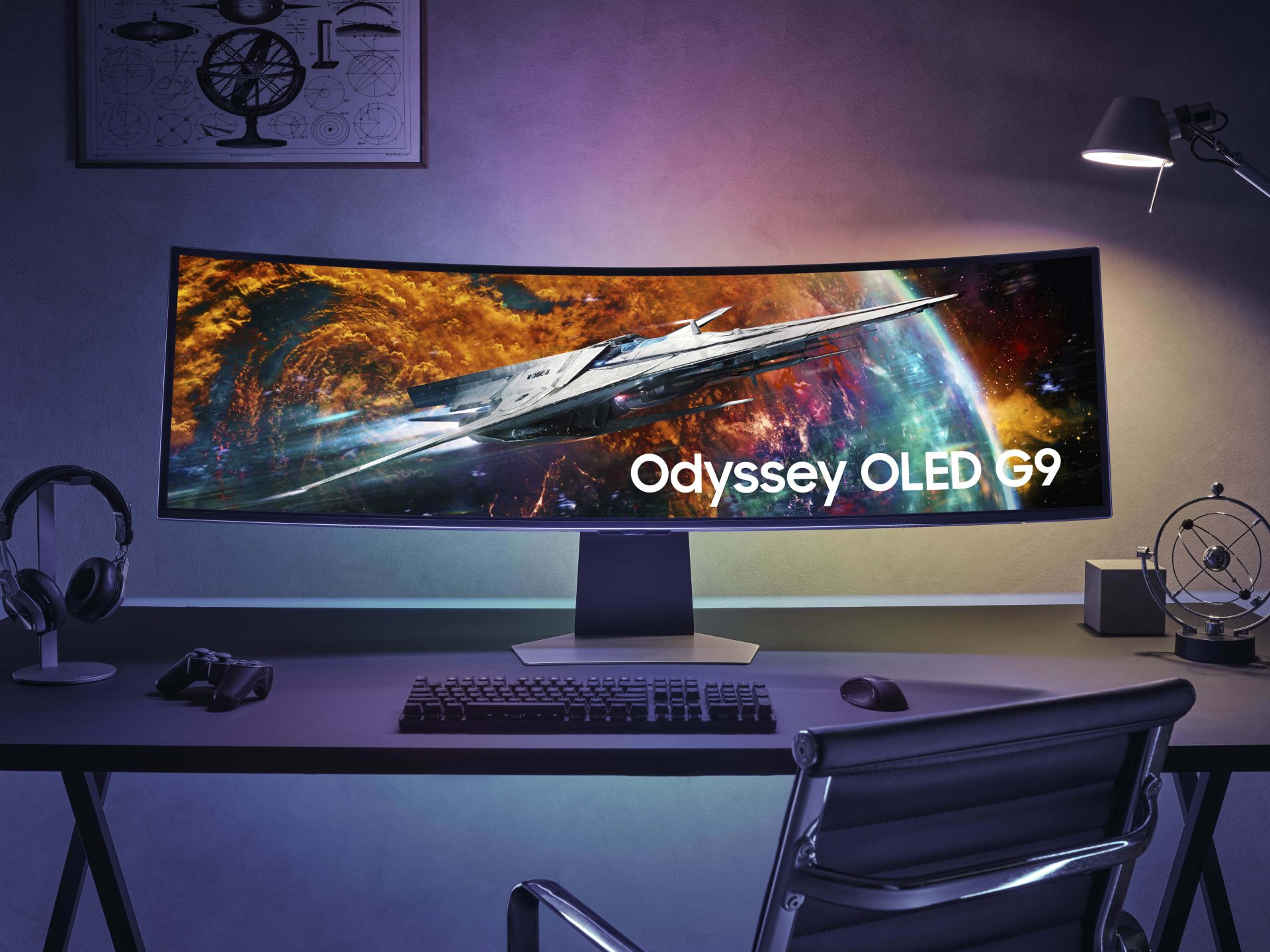 Monitor Odyssey OLED G9 (źródło: Samsung)