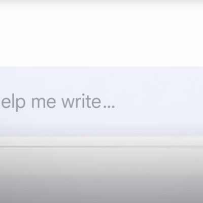 Funkcja "Help me write" w Gmail (źródło: Google/YouTube)