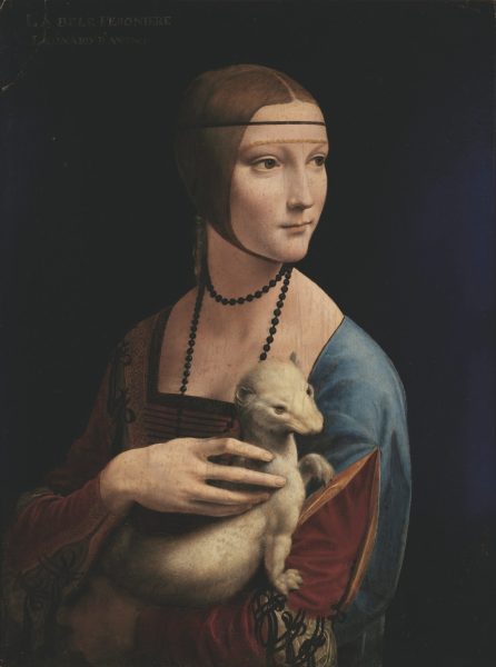 Dama z gronostajem, Leonardo da Vinci (źródło: Google Arts & Culture)