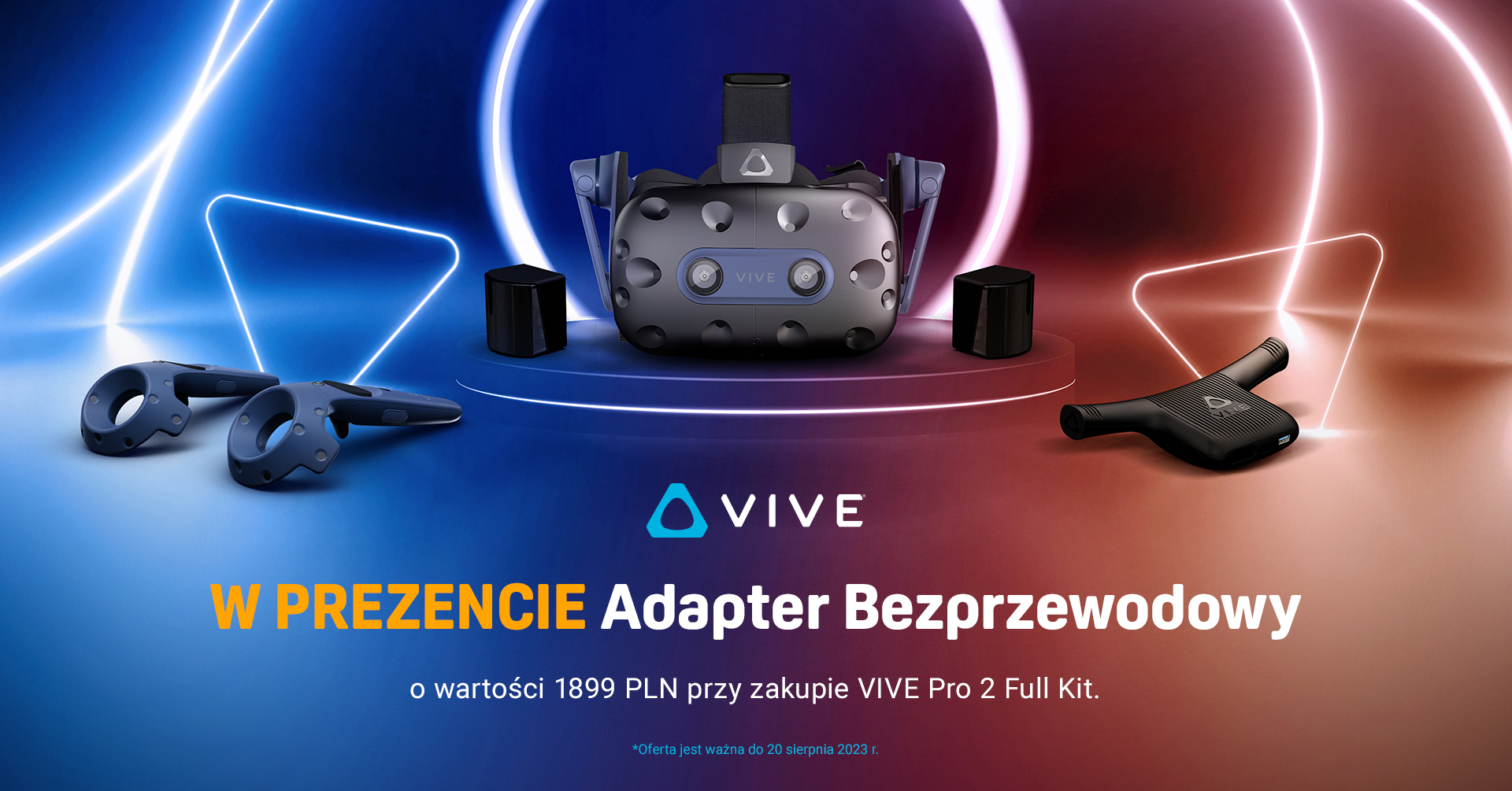 VIVE Pro 2 Full Kit (źródło: VIVE)