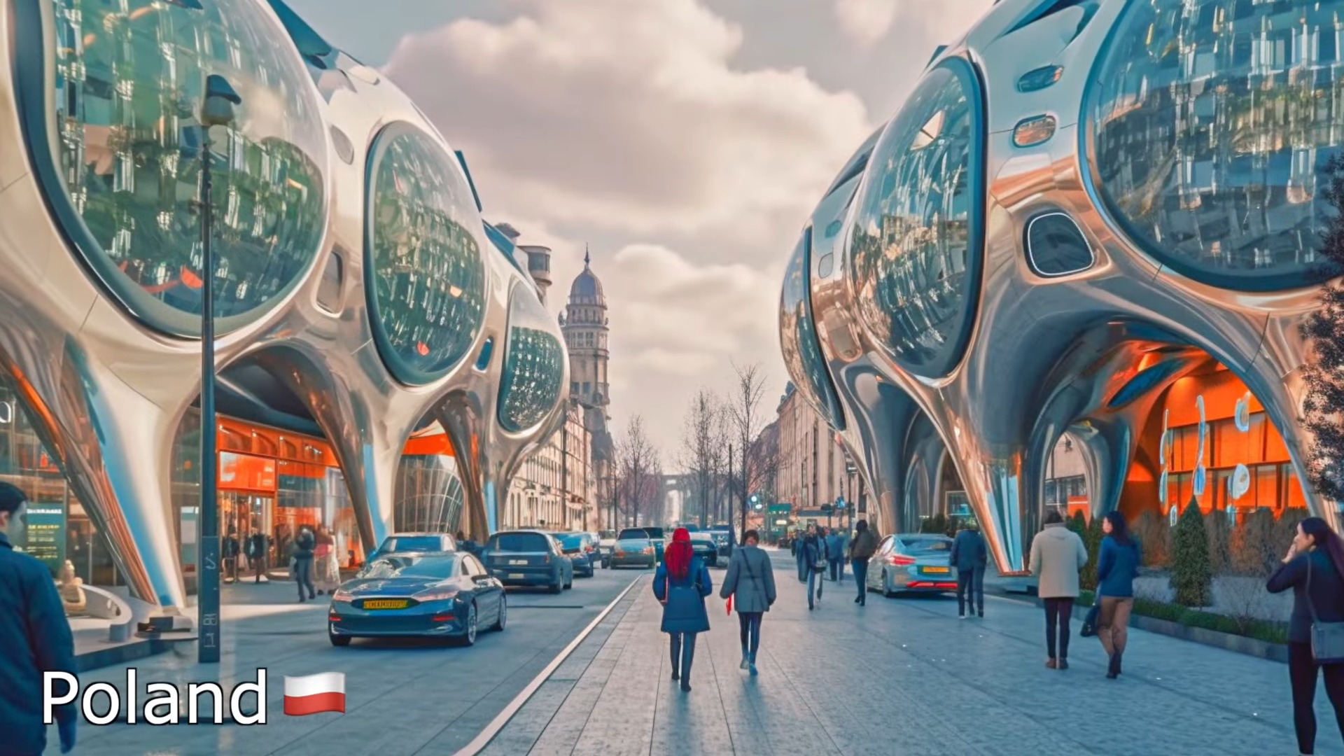 Wizja Polski w 2050 roku (źródło: AI Imaginary World/YouTube)